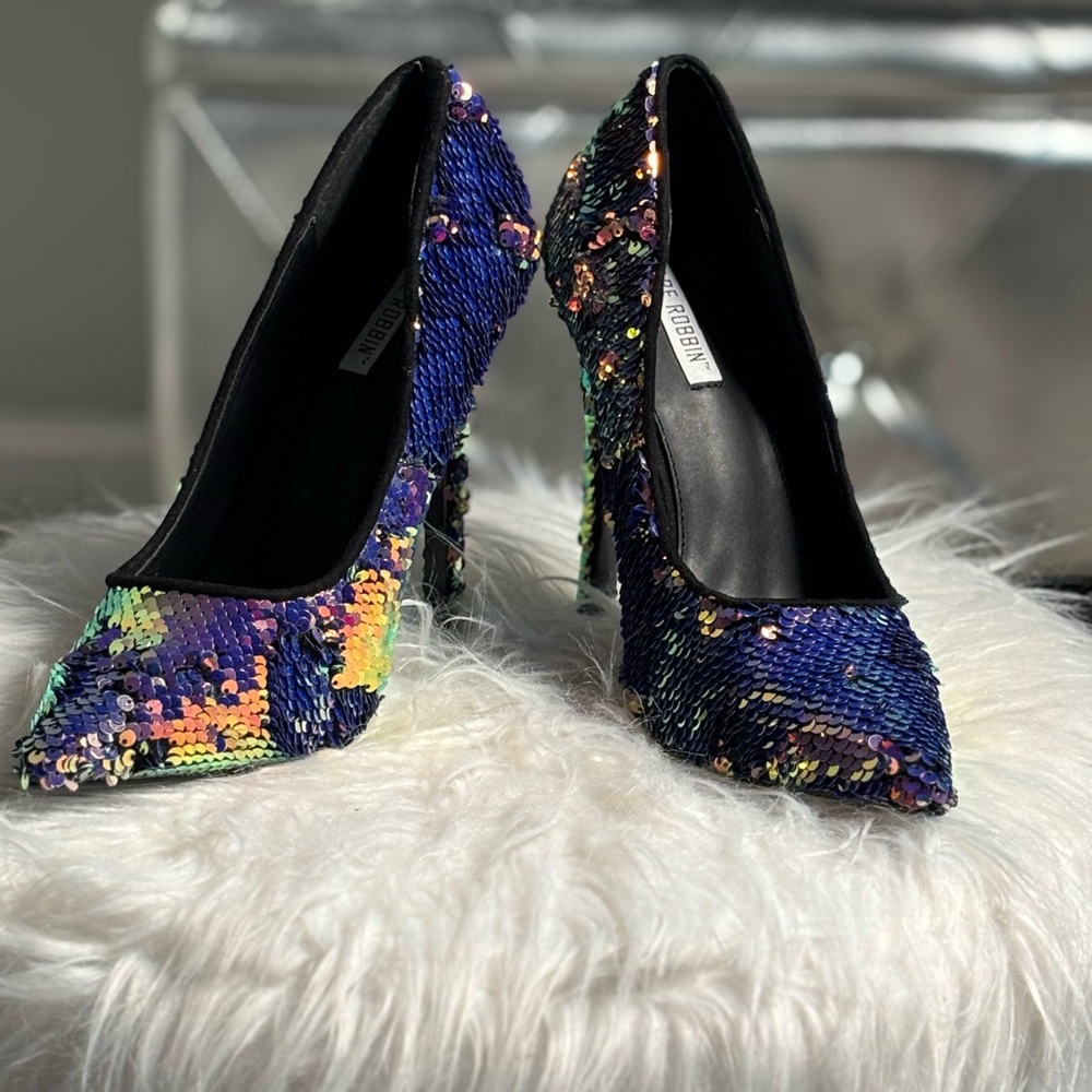 Cape Robbin Multicolor Sequin Heels - image 2